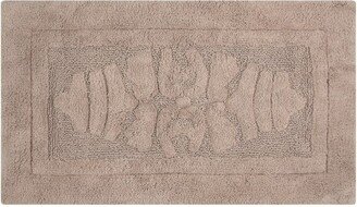 Knightsbridge Cipher 220 GSF Non Skid Back Bath Rug 24 x 40 - Stone