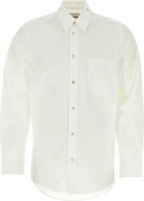 Buttoned Long-Sleeved Shirt-AC