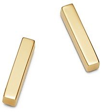 Moon & Meadow Bar Stud Earrings in 14K Yellow Gold - 100% Exclusive