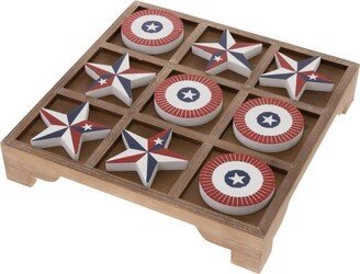 Tic Tac Toe Decorative Game 4th of July Americana Party Supplies Table Décor