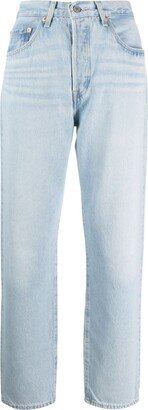 High-Rise Straight-Leg Jeans-AI