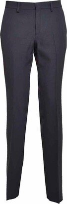 Slim-Cut Tailored Trousers-AT