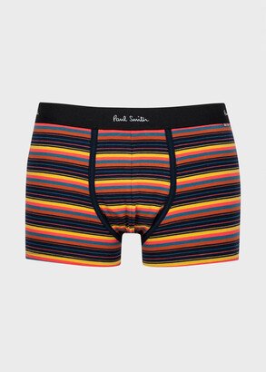Navy 'Artist Stripe' Low-Rise Boxer Briefs