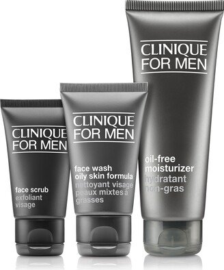 Daily Oil-Free Hydration Skincare Set for Men (Limited Edition) USD $48 Value