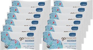 GoMacro Peanut Butter Protein Bar - Case of 12/2.3 oz