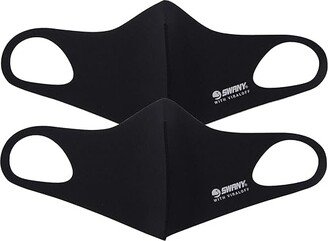 Swany ViralOff Face Lightweight 4 Way Stretch (Black (2 Masks)) Caps-AA