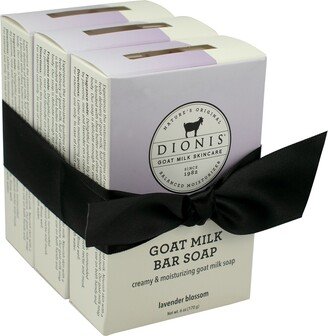 Lavender Blossom Goat Milk Bar Soap Bundle, Pack of 3