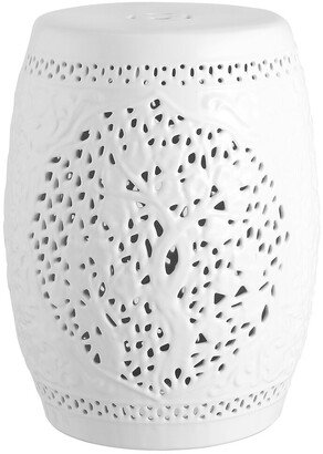 Tree Of Life 18In Ceramic Garden Stool