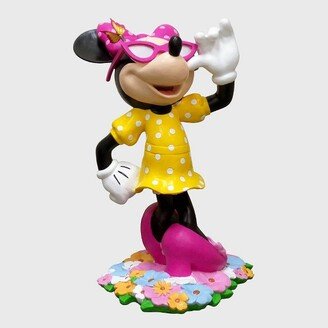 18 Minnie Mouse With Flowers Resin Statue