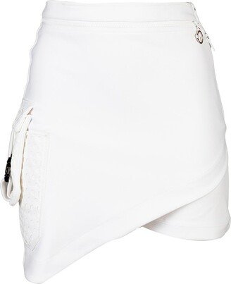 Balletto Athleisure Couture Techprene Detachable Skort Bianco