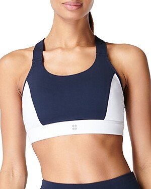 Color Blocked Power Medium Support Sports Bra