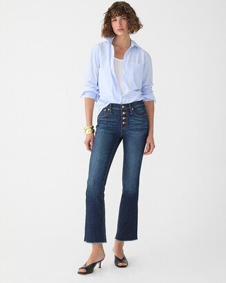 Tall 9 demi-boot crop jean in Dark Worn wash