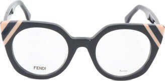 Fendi Eyewear Rounded-Frame Glasses