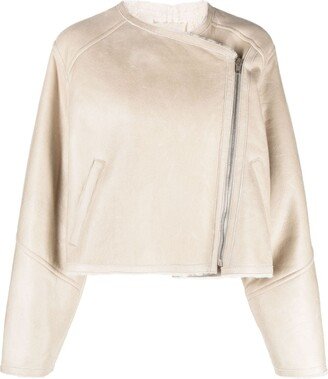 Ostya cropped shearling jacket