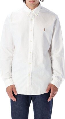 Logo Embroidered Oxford Shirt