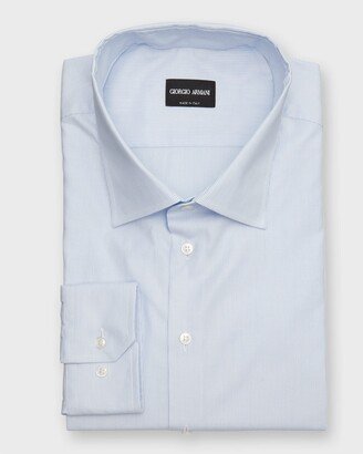 Men's Micro-Dot Cotton Dress Shirt