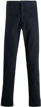 Straight-Leg Cotton Trousers-AX