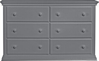 Global Pronex 3 Tier Wooden Dresser with 6 Drawers in Grey