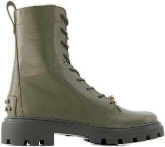 Lace-Up Combat Boots-AC