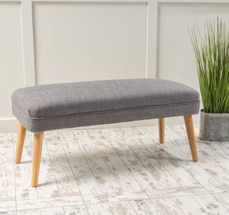 Desdemona Mid-Century Fabric Ottoman