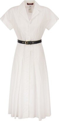 Slam Belted Midi Dress