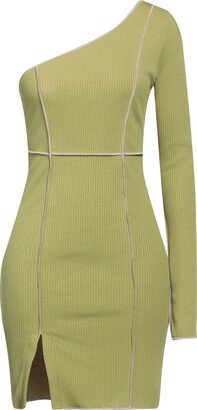 Mini Dress Acid Green-AA