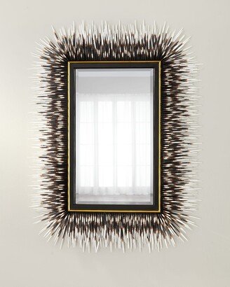 Porcupine Quill Rectangle Mirror-AA