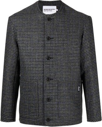 The Power For The People Wool Dogtooth Pattern Jacket