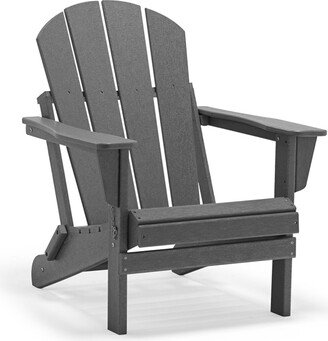 LAYRIAR Polydun Plastic Folding Adirondack Chair