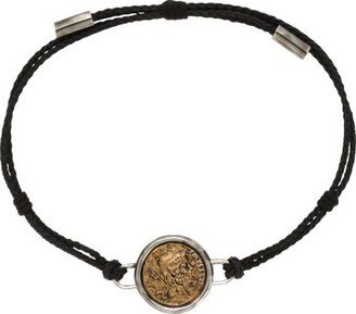 Cord Bracelet with Coin