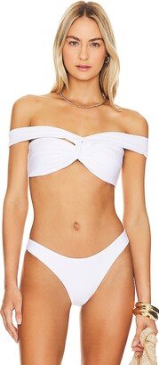 Cabana Olivia Draped Bandeau Bikini Top
