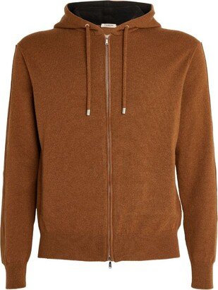 Fioroni Cashmere Cashmere Zip-Up Hoodie-AA