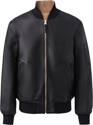 Easton 2-in-1 Lamb Leather Bomber Jacket