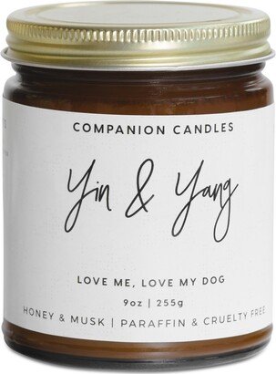 Companion Candles 'Yin & Yang' Honey & Musk Scented Candle, 9oz