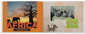 Photo Books: Passport To Africa Photo Book, 11X14, Professional Flush Mount Albums, Flush Mount Pages