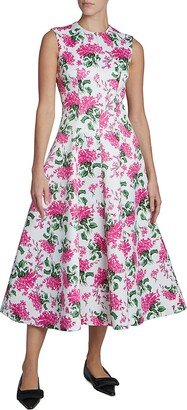 Mara Floral Midi-Dress