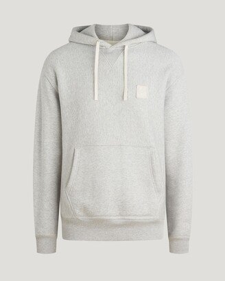 Heavyweight Cotton Fleece Hockley Hoodie In Old Silver Heather