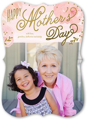 Mother's Day Cards: Lovely Details Mother's Day Card, Pink, Matte, Signature Smooth Cardstock, Bracket