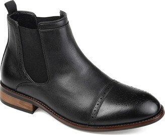 Wide Width Garrett Cap Toe Boot