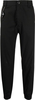 Logo-Print Tapered Trousers-AA