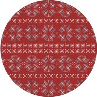 CU I SEEYOU Geometric-Pattern Placemat And Coaster Set (Set Of Six)