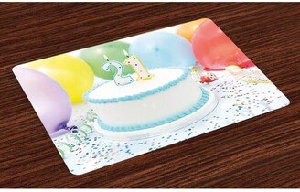 21st Birthday Place Mats, Set of 4