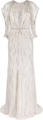 Aurora crystal-embellished bridal gown