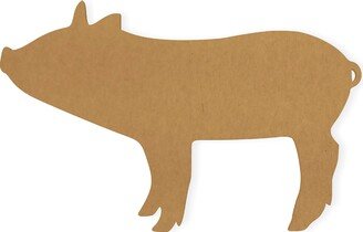 Pig, Pig Cutout, Cut Out, Wall Art, Home Decor, Hanging, Quality Cardboard, Ready To Paint