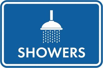 Classic Framed Showers Wall Or Door Sign