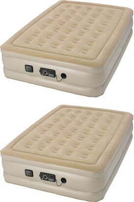 Serta Bed Serta Raised Queen Air Bed Mattress with Built-In neverFLAT AC Air Pump