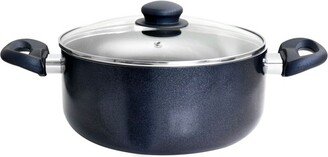 Anetta 5 Quart Nonstick Dutch Oven with Lid in Navy Blue