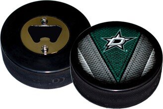 Dallas Stars Stitch Series Hockey Puck Bottle Opener