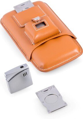 Cigar Accessory Set with Leather Case