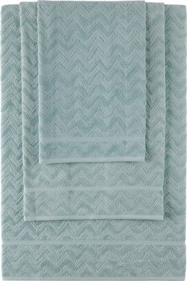 Blue Rex Five-Piece Towel Set